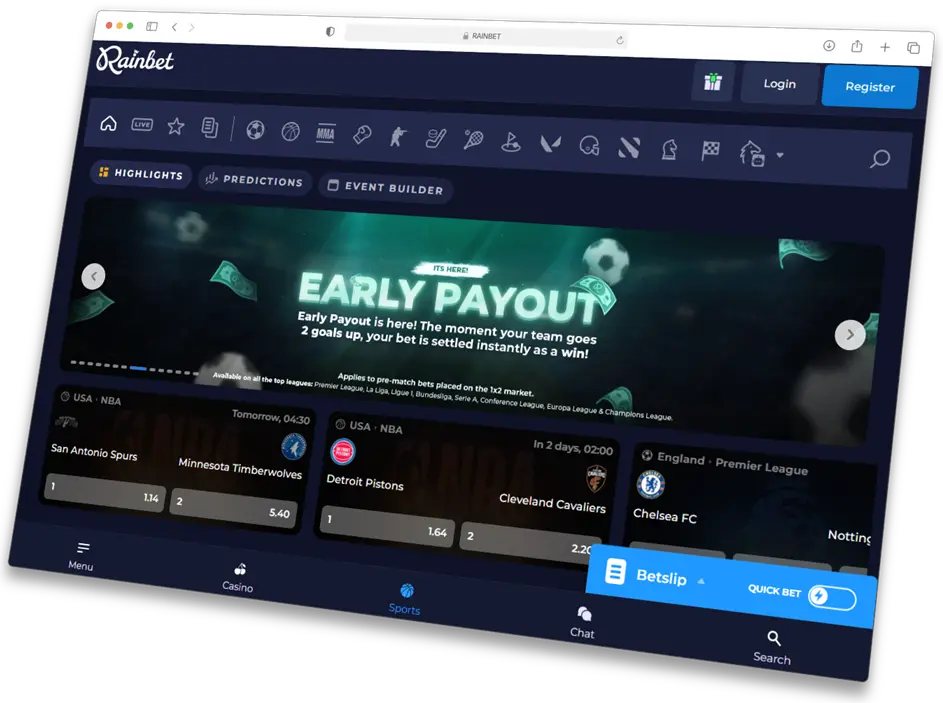 Rainbet Betting