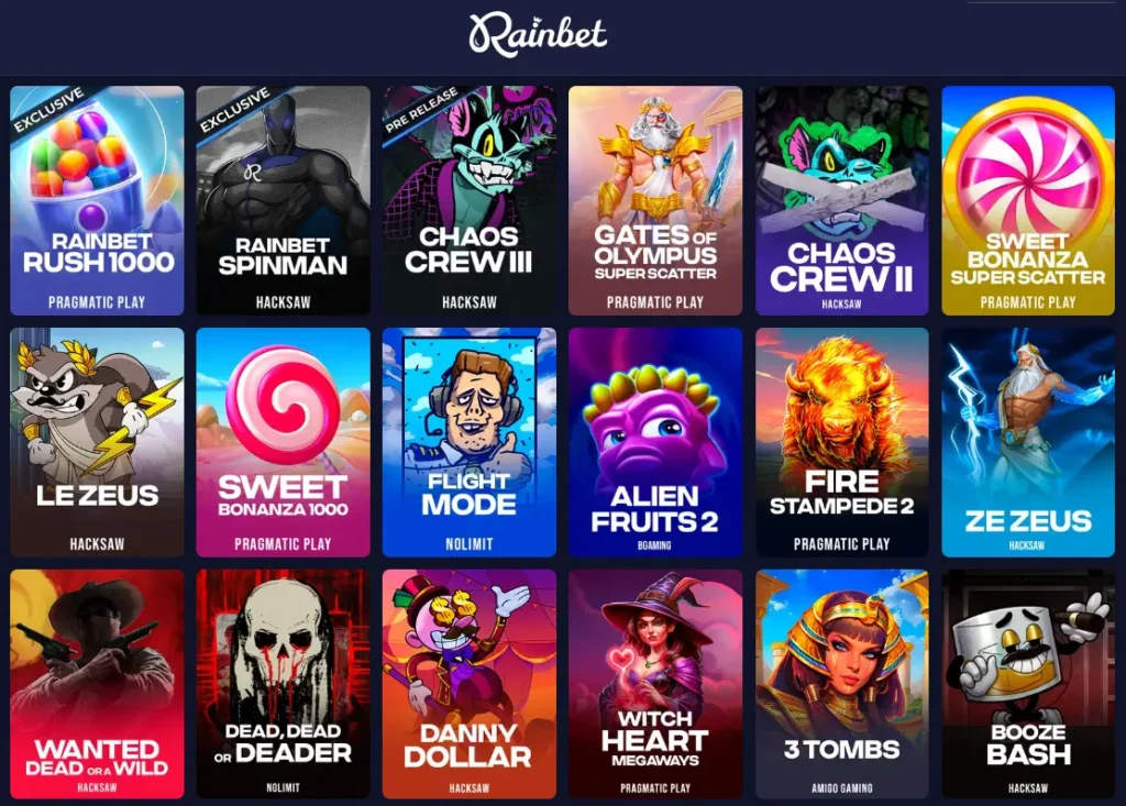 Rainbet Online Casino